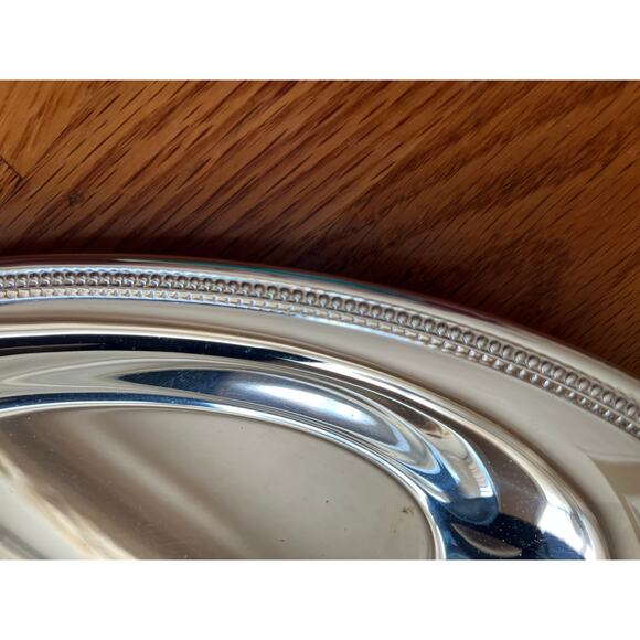 Vintage‎ Oneida Jefferson Roll Tray Excellent condition Thanksgiving table - Picture 4 of 5